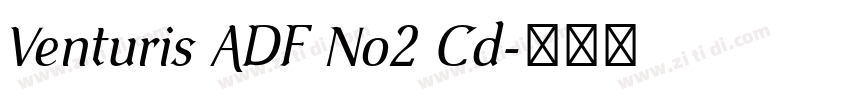 Venturis ADF No2 Cd字体转换 Venturis ADF No2 Cd字体转换